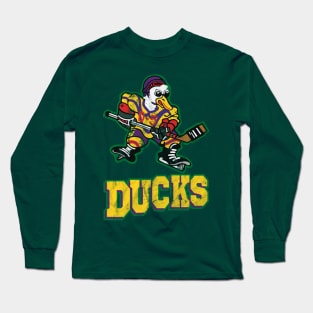 Classic Mighty Ducks Logo Long Sleeve T-Shirt